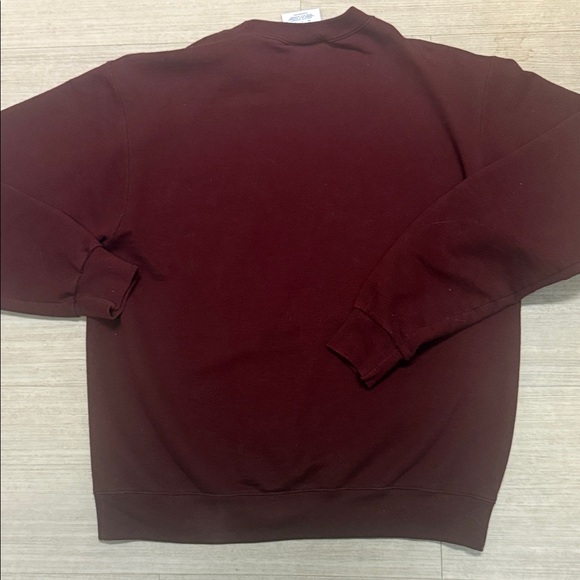 Authentic Champion Burgundy Harvard Law School Crewneck Sweatshirt Unisex Size M - Picture 5 of 5